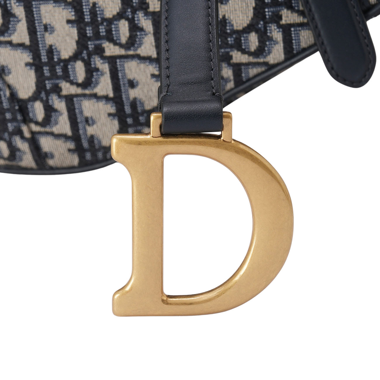 CHRISTIAN DIOR(USED)디올 오블리크 새들백 미듐 & 스트랩